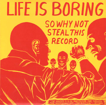 V/A "Life Is Boring So Why Not Steal This Record" LP Red Vinyl